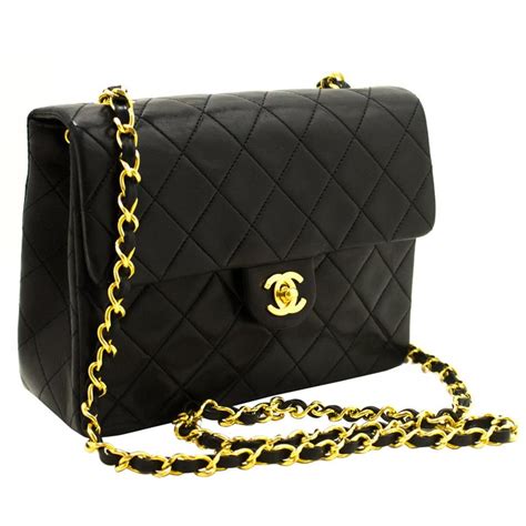 chanel black chain small bag|black chanel cross body bag.